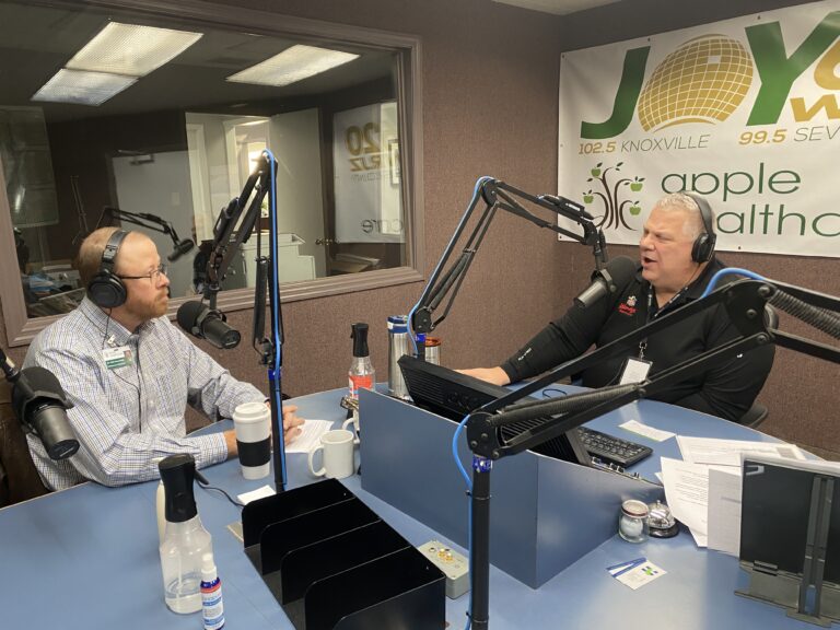 Bob Bell WRJZ Joy 620 Knoxville before weight loss. October 2023