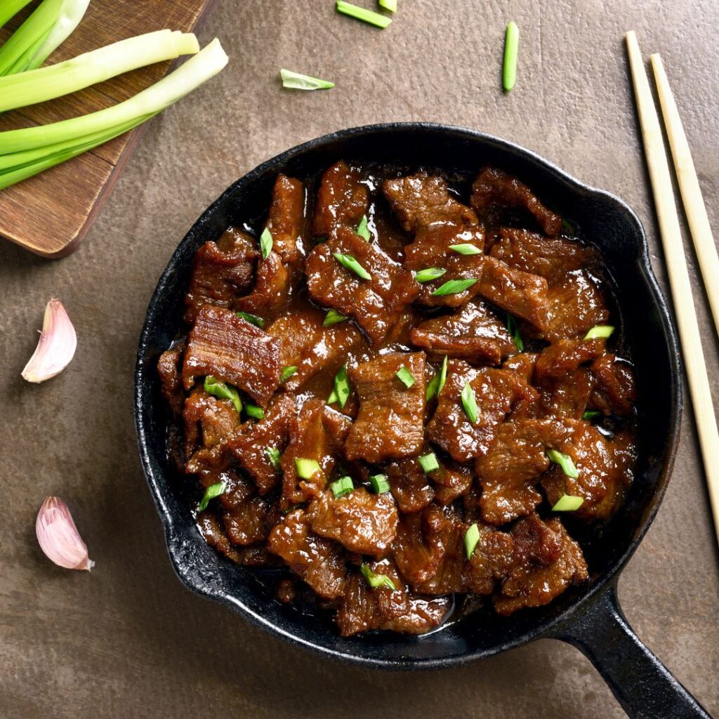 Picture of weight loss-friendly Mongolian Beef