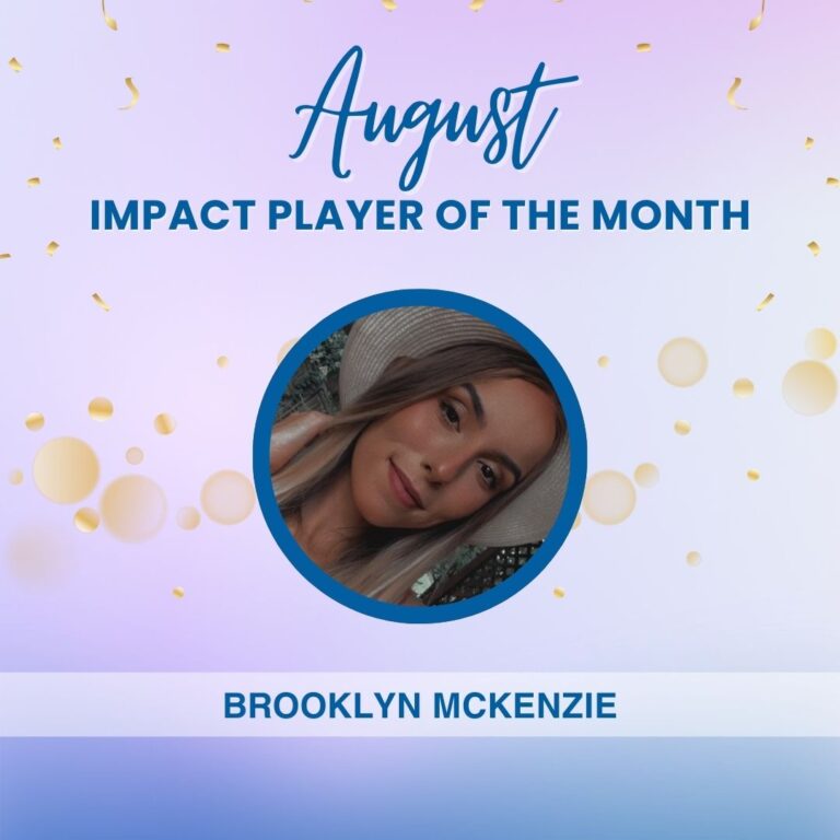 Brooklyn Mckenzie - August 2024 Impact Player at Apple Healthcare